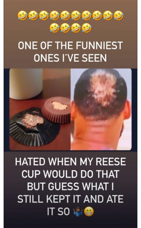 lebron-james-balding-head-reeses-cup-instagram
