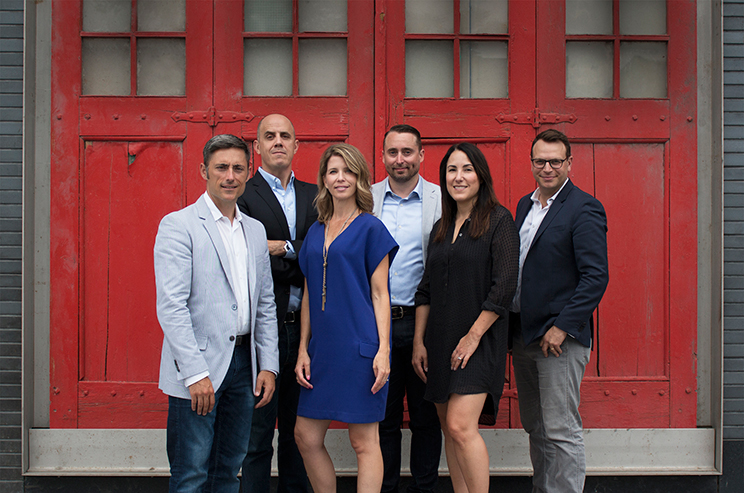 Left to right: Joel Arbez, ​Executive Creative Director GREY Canada; James Ansley, ​Executive Creative Director GREY Canada; Darlene Remlinger, President of GREY Toronto; Ian Wentworth, Vice President Planning and Innovation; Leah Power, Chief Operating Officer, GREY Canada; Paul Curtin, VP Business Development, GREY Canada